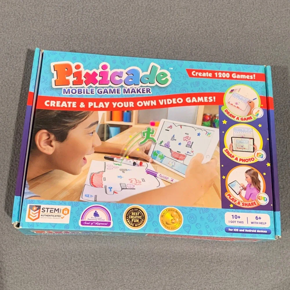 Gift Pixicade Mobile Game Maker Create Your Own‎ Video Games STEM Toy Ages 6+